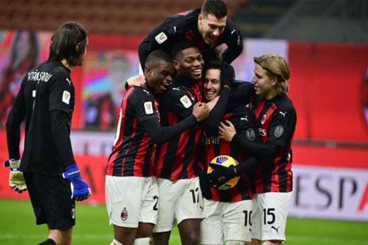 ميلان يتخطي تورينو بركلات الترجيح ويتأهل لدور الثمانية بكأس إيطاليا(فيديو)