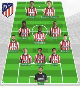 برشلونة ضد أتلتيكو مدريد