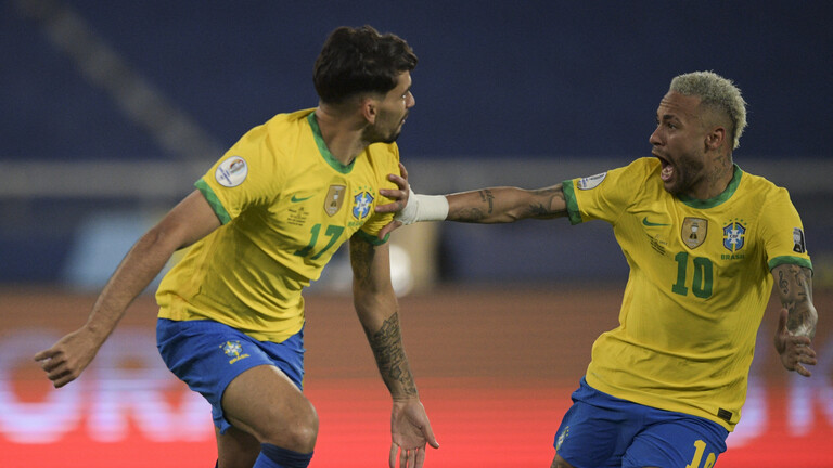 البرازيل يتخطى تشيلي بصعوبة وتواجه بيرو فى نصف نهائي كوبا أمريكا