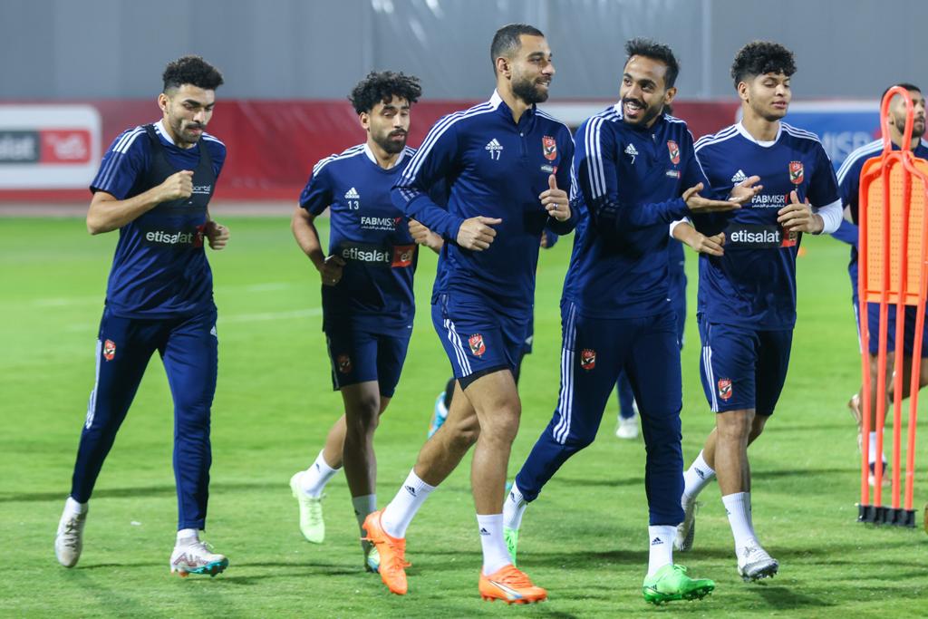 أخبار الأهلي : تفاصيل المران الختامي للأهلي قبل مواجهة الرجاء المغربي