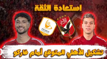 تشكيل الاهلي لمواجهه فاركو