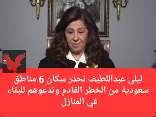 “آخر تحذير الزموا بيوتكم اليوم“.. رسميا توقعات ليلى عبد اللطيف تخرج عن صمتها وتحذر سكان 6 مناطق سعودية من الخروج.. مفاجآت غير متوقعة اليوم