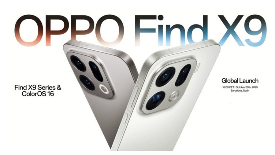 أوبو تكشف عن هواتف OPPO Find X9 و Find X9 Pro رسميًا