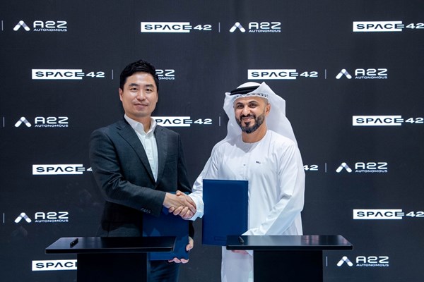 «سبيس 42» و«أوتونوموس A2Z» تؤسسان مشروعاً مشتركاً لتسريع التحوّل نحو التنقّل الذاتي بالدولة