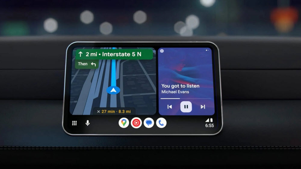 نظام أندرويد أوتو Android Auto يستعد لأستقبال أكبر تحديث منذ إطلاقه مع أدوات وميزات ذكية