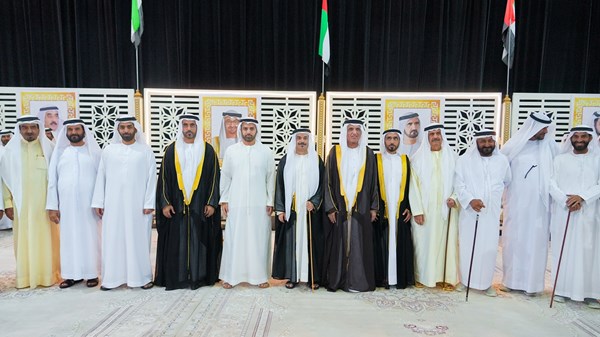 سعود بن صقر يحضر أفراح المعلا