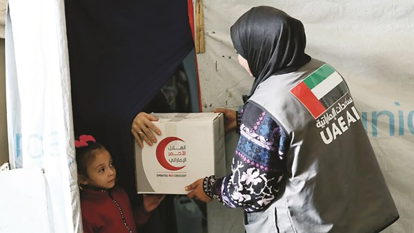 «الفارس الشهم 3» توزع طروداً صحية على الحوامل في غزة