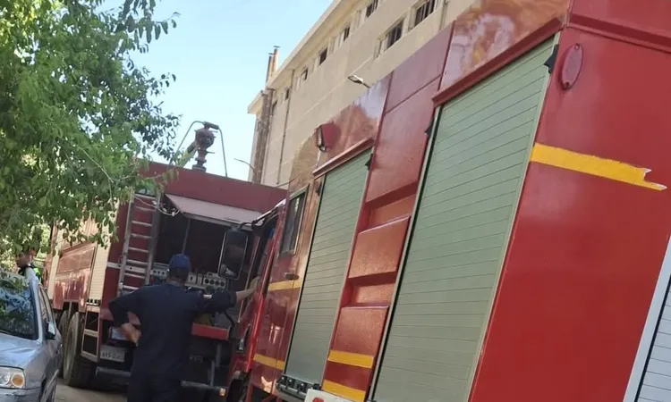السيطرة على حريق هائل بمنزل في عزبة الجبل بالفيوم
