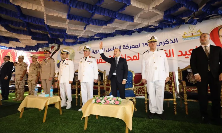 محافظ كفرالشيخ يشهد الاحتفال بالعيد القومي للمحافظة في الذكرى الـ69 لمعركة البرلس البحرية