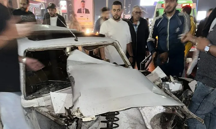 الموتور خرج من السيارة.. حادث مروع بالشاطبي في الإسكندرية نتيجة السرعة الزائدة