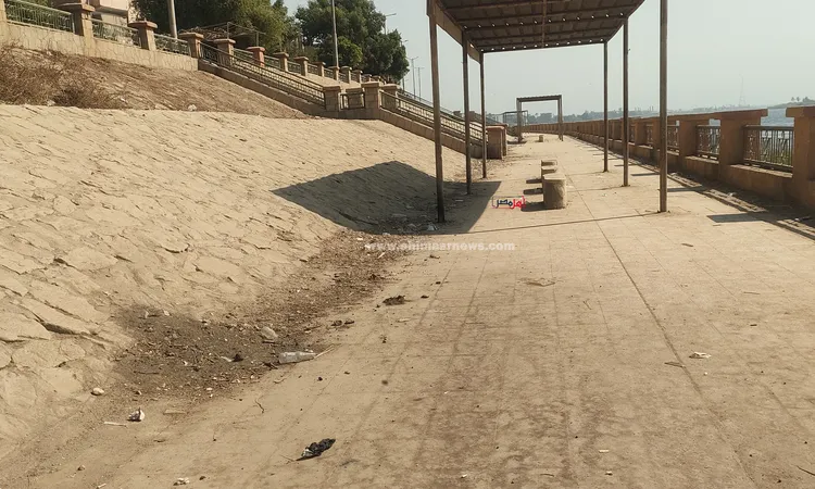 من ضفة الأحلام إلى بؤرة الإهمال.. كورنيش دشنا بقنا يفقد بريقه