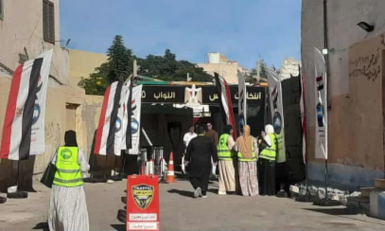 فتح أبواب اللجان للتصويت فى أول أيام انتخابات مجلس النواب بمطروح