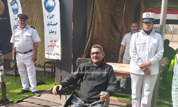 أحد الناخبين من ذوى الهمم ببنى سويف: حريص على ممارسة حقي الدستوري بالانتخابات البرلمانية 2025