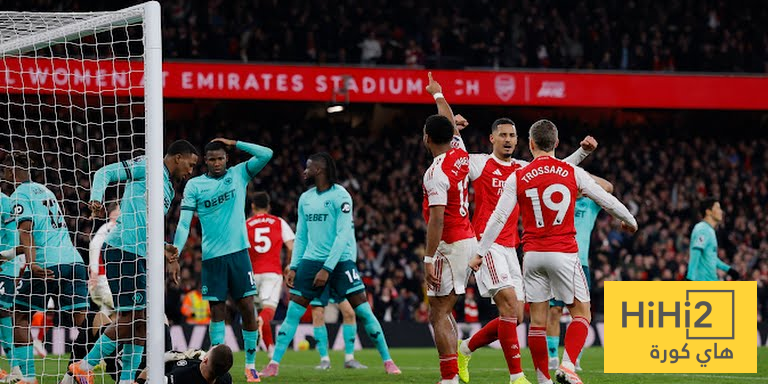 أرسنال يحصل على الأول في مواجهة وولفرهامبتون بتسديدة مميزة