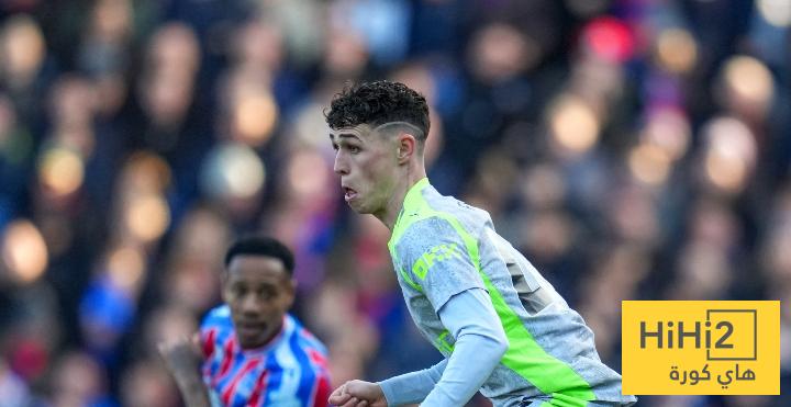 غوارديولا يعبر عن استيائه من أداء فودين ويطالب بتحسين مستواه في المباريات القادمة