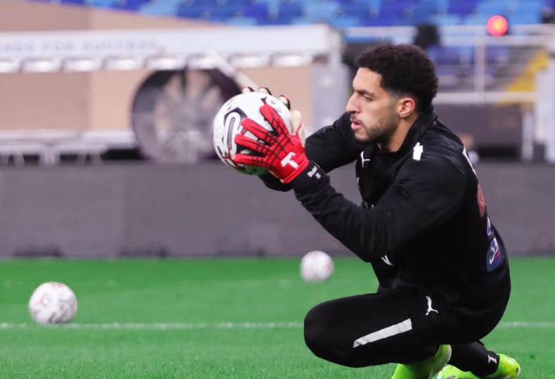 ستاد الاهلي :  مصطفى شوبير: قدمنا مباراة قوية أمام إسبانيا.. ولعبنا بندية رغم الصعوبات