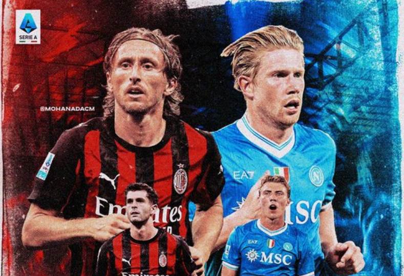 ستاد الاهلي :  قمة نارية بين نابولي وميلان في صراع الوصافة بالدوري الإيطالي