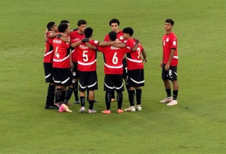 ستاد الاهلي :  منتخب مصر للناشئين يفوز على ليبيا بثنائية في تصفيات شمال إفريقيا.. فيديو