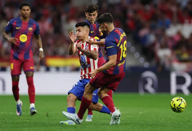 ستاد الاهلي :  برشلونة يقلب الطاولة على أتلتيكو مدريد ويحقق فوزًا مثيرًا في الدوري الإسباني