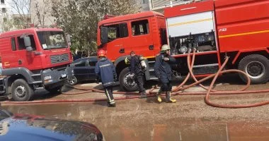 مصرع شخص إثر حريق شقة سكنية فى العمرانية