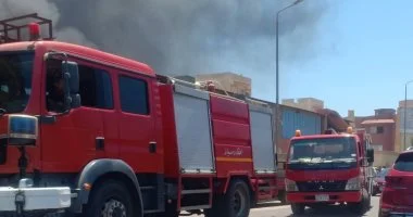 إخماد حريق داخل شقة فى أوسيم دون إصابات