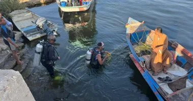 العثور على جثمان طفلة بعد 4 أيام من سقوطها بمركب نيلى فى سوهاج