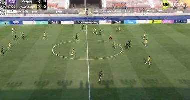 نهاية الشوط الأول.. تعادل سلبى بين الإسماعيلى وبتروجت بدوري نايل