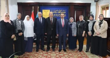 جامعة الإسكندرية تستقبل فريق من الهيئة القومية لضمان جودة التعليم