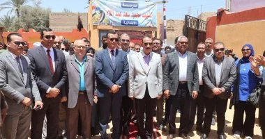 محافظ سوهاج يفتتح مدرسة الشهيد محمود سعد عبد اللاه الابتدائية بجرجا