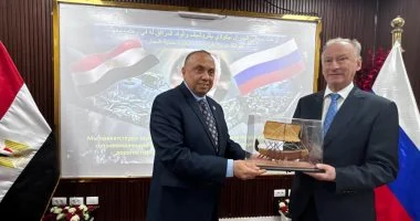 مساعد رئيس روسيا يتفقد مركز الحد من المخاطر البحرية بالإسكندرية