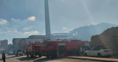 الحماية المدنية تسيطر على حريق بأرض فضاء فى كرموز بالإسكندرية دون إصابات