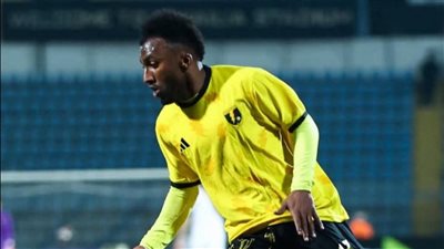 المصري البورسعيدي يراقب علي سليمان مهاجم كهرباء الإسماعيلية