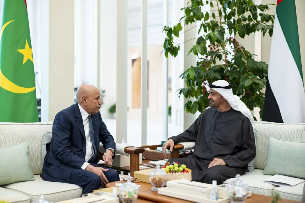 ستاد الاهلي :  محمد بن زايد والرئيس الموريتاني يبحثان تعزيز العلاقات و التطورات الإقليمية (فيديو)