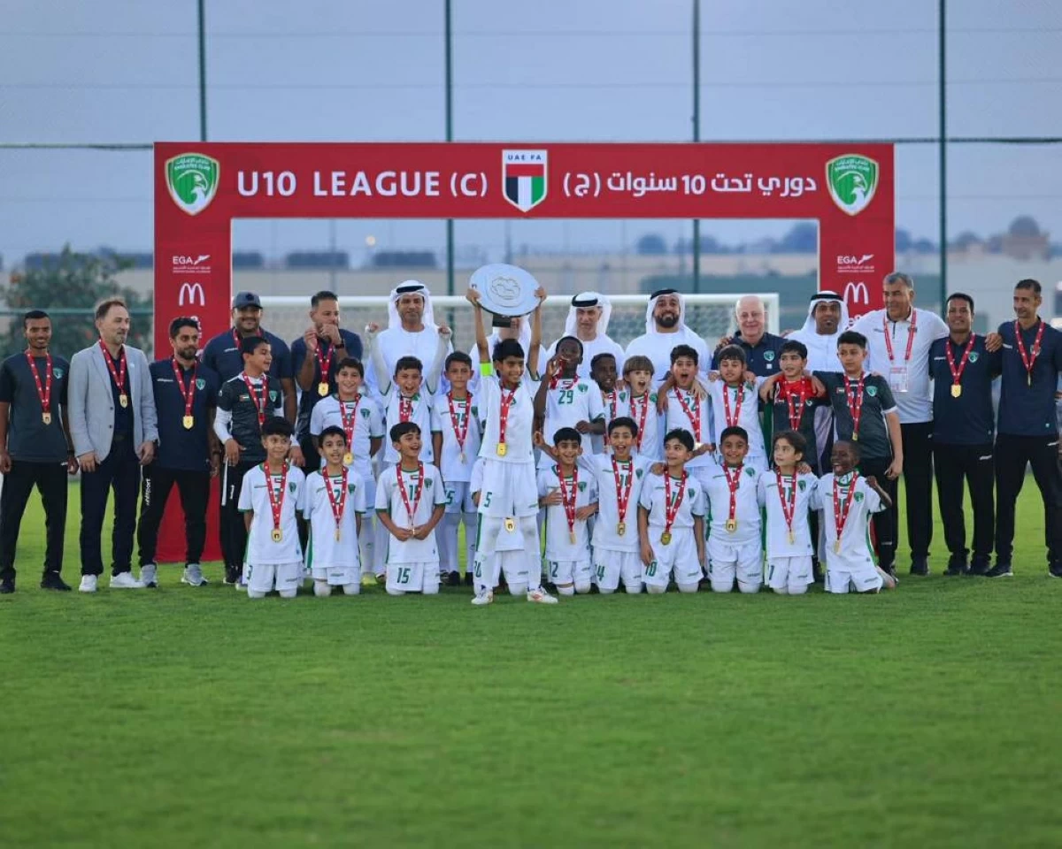 ستاد الاهلي :  فريق الإمارات يتوج بدوري تحت 10 و11 سنة