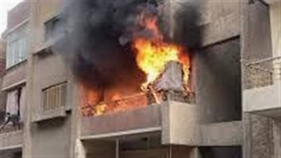 ماس كهربائي وراء حريق شقة بالتجمع دون إصابات