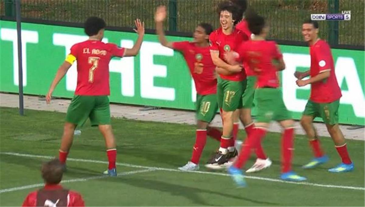 عمران طالعي يسجل الهدف الثاني للمغرب في مواجهة مصر