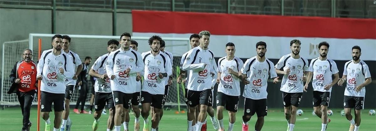 منتخب مصر يواصل التحضيرات لمواجهة روسيا بحضور أبوريدة