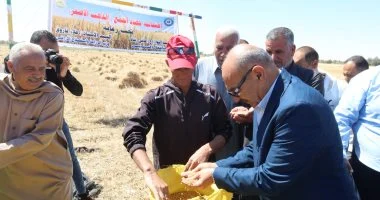 محافظ السويس يشهد احتفالية حصاد القمح.. ويؤكد: دعم كامل للمزارعين