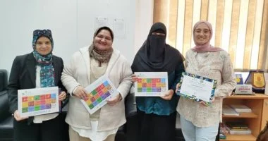 فوز 5 أساتذة بالدراسات العليا ببنى سويف بلقب سفراء البصمة الكربونية