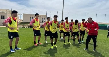 منتخب الناشئين يواصل استعداداته لمواجهة إثيوبيا ضمن تصفيات كأس أمم أفريقيا