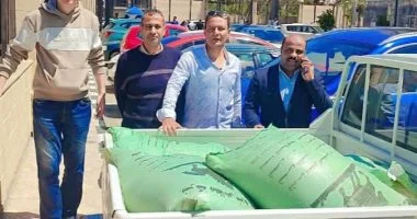 ضبط نصف طن دقيق مدعم في محاولة تهريب ببورسعيد قبل التهريب