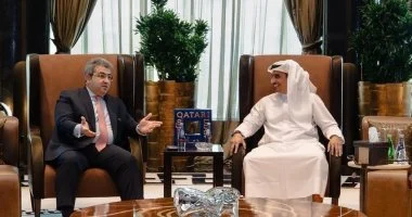 السفير المصري في قطر يطلع على تقدم أعمال مشروع “علم الروم” مع شركة الديار القطرية