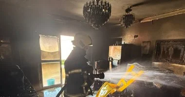 إخماد حريق في شقة بالقطامية دون تسجيل إصابات