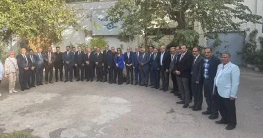 المسلماني يلتقي الشوربجي في مقر القناة الخامسة بالإسكندرية