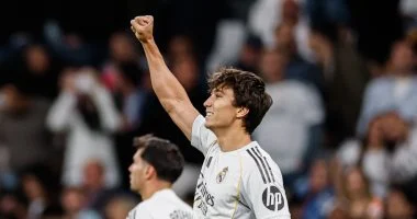 ريال مدريد يتقدم بهدف جارسيا أمام ريال أوفييدو في الشوط الأول