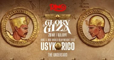 نزالات Glory في أهرامات الجيزة تجمع بين رياضة الملاكمة والتراث التاريخي في 23 مايو