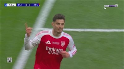 كاي هافيرتز يفتتح تسجيل أرسنال في مواجهة باريس سان جيرمان بنهائي دوري الأبطال