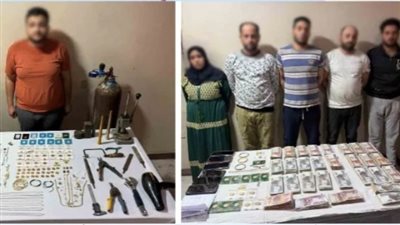 حبس عصابة نصب على المواطنين بالذهب المغشوش في السلام بعد استدراج عدة ضحايا