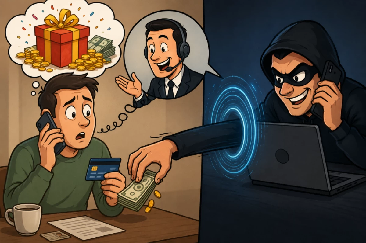شاب يدعي تعرضه للسرقة للحصول على جائزة مالية بقيمة 84 ألف درهم