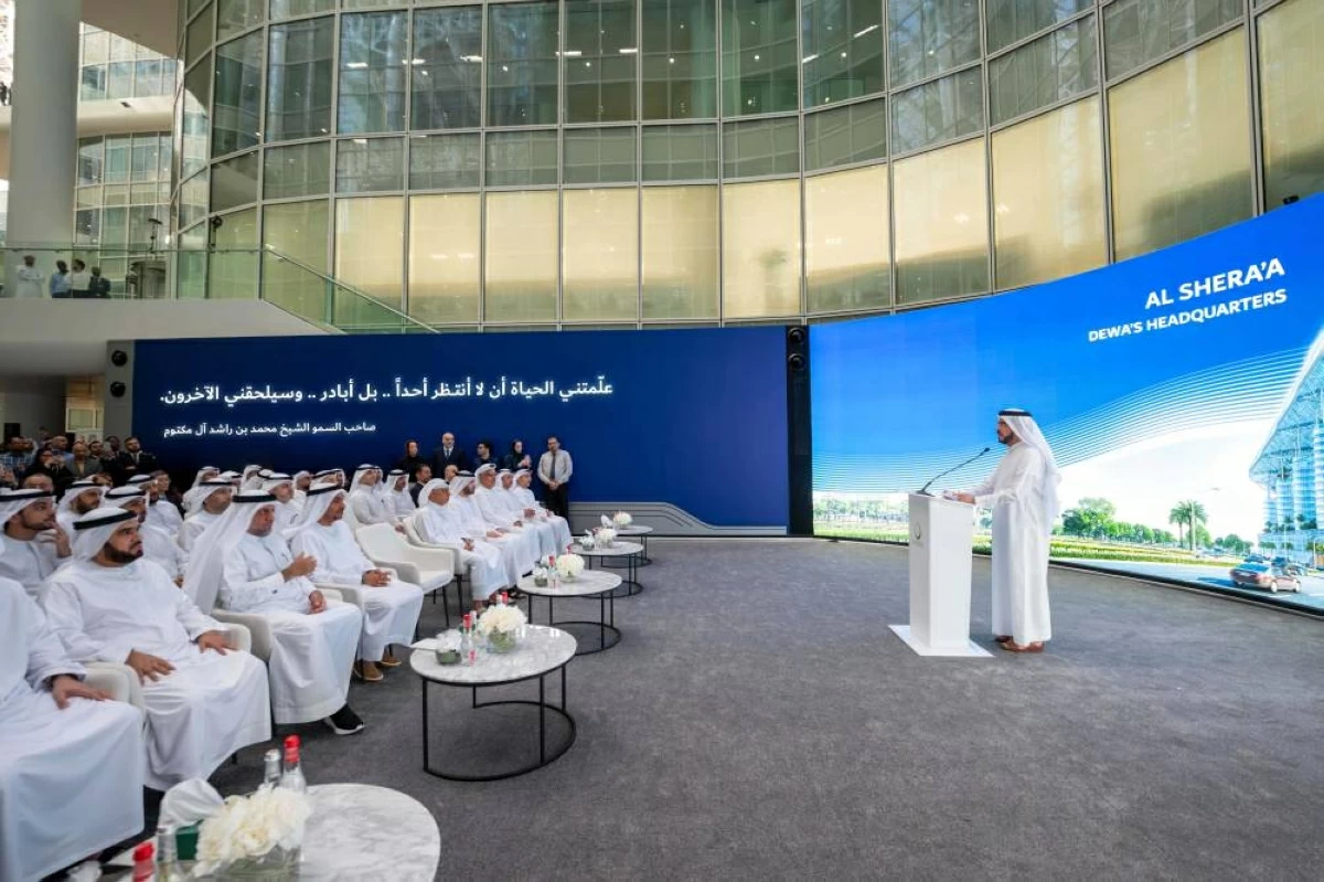 هيئة كهرباء ومياه دبي تنتقل رسميًا إلى مبنى الشراع الجديد